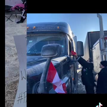 Scenes from the Canada Trucker Convoy