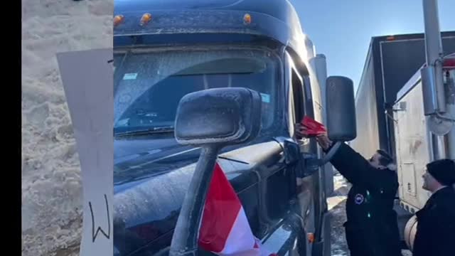 Scenes from the Canada Trucker Convoy