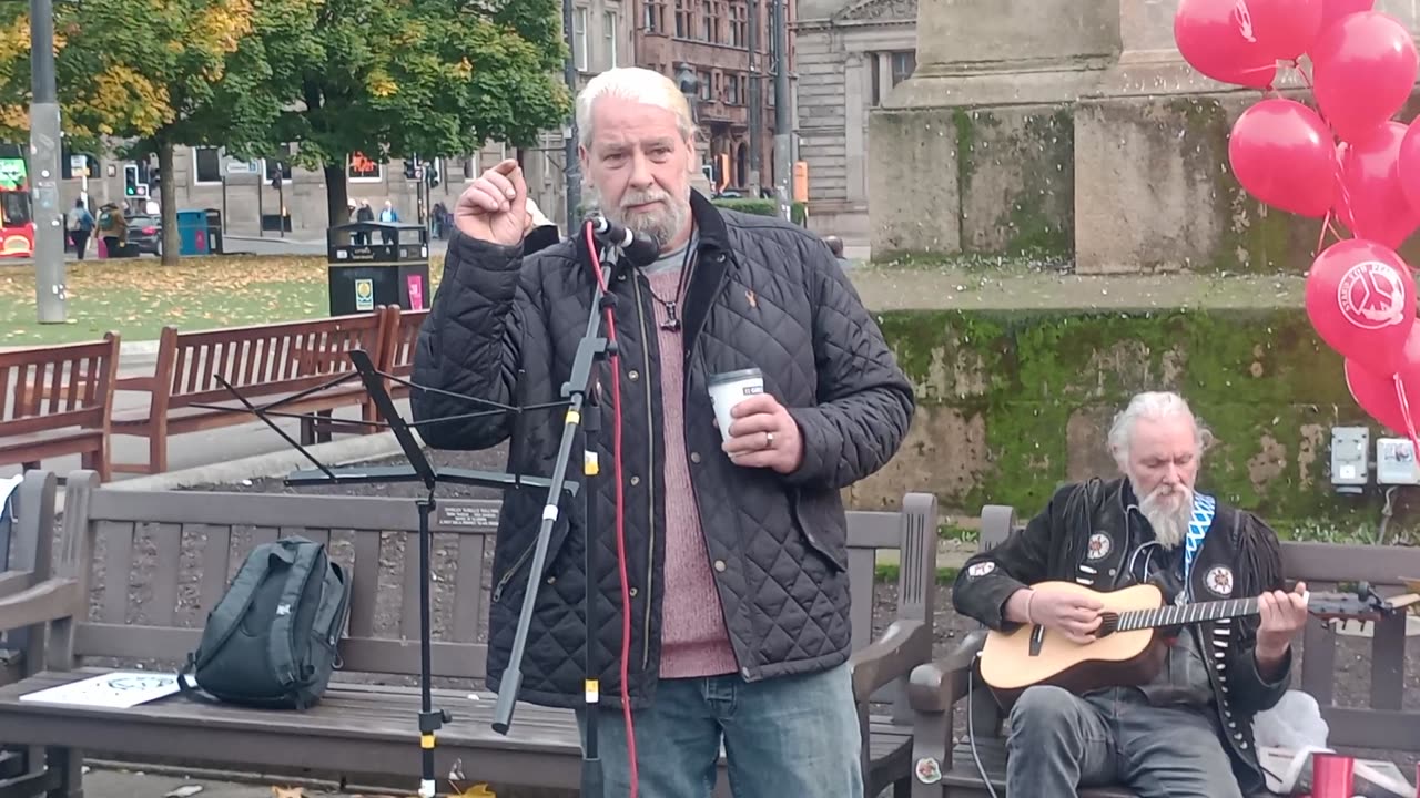 Iain Tough - Last Jacobite speaking at STAND FOR PEACE