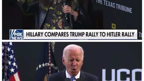 Killary Compares Trump Rally to Hitler Rally - Watch!