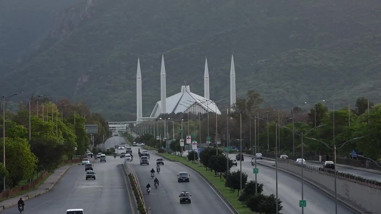 Beautiful View of Faisal Mosque | Islamabad Pakistan