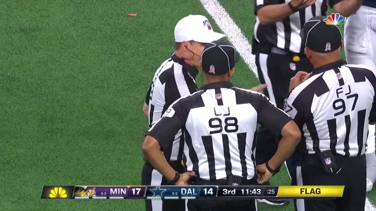 Vikings @ Cowboys - Week 10 - 11/10/2019 - Sunday Night Football - Full Game