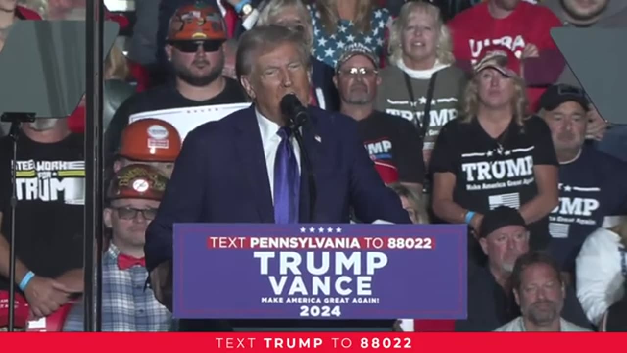 Donald Trump Rally Latrobe Pennsylvania 10/19/24