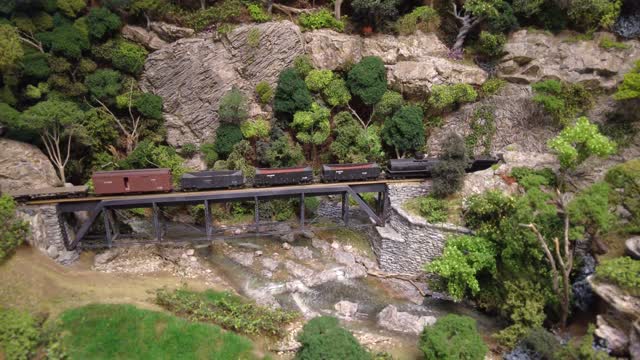 Following A Westbound HON3 ETWNC Freight Through The Doe River Gorge At The George Carter RR Museum