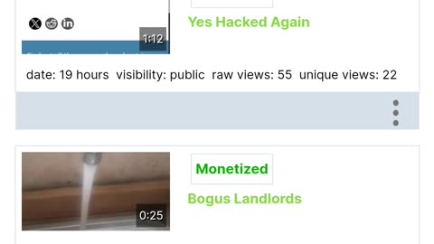 Unlisted videos hacked again...20 10 2024