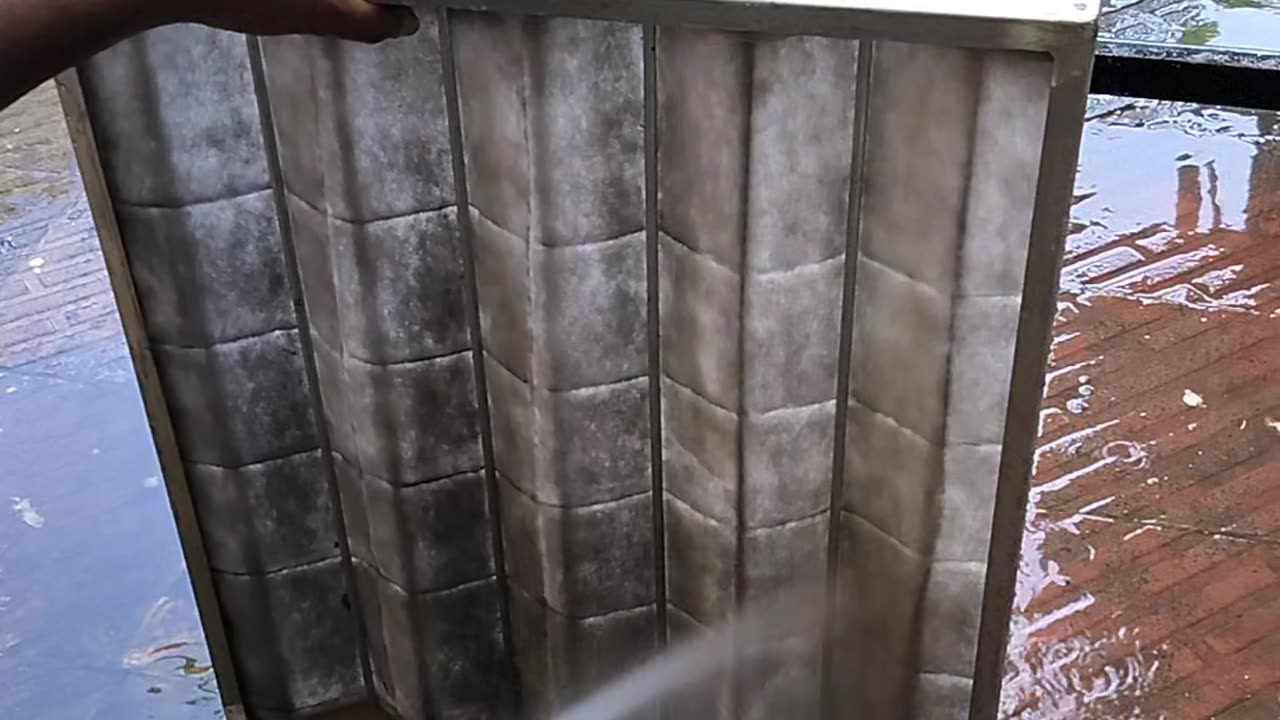 Air filter cleaning