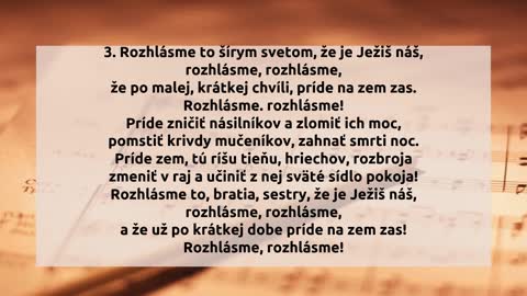 19. Rozhlásme to