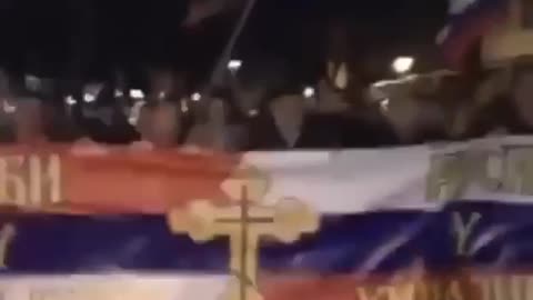 Rally in Serbia in support of Russia!