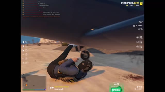 Plane hit officers