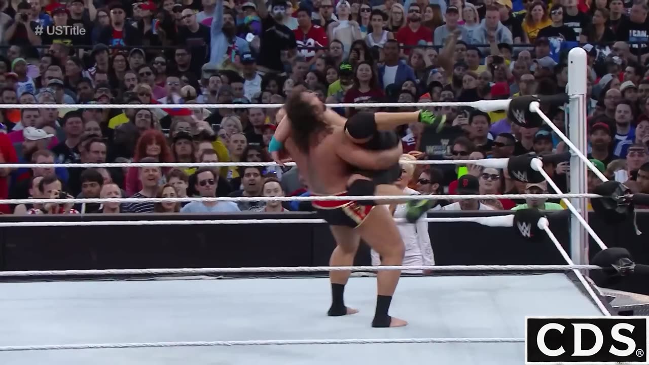 John Cena vs Rusev Wrestlemania 31 Highlights