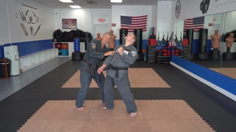 Correcting common errors executing the American Kenpo technique Shield and Mace