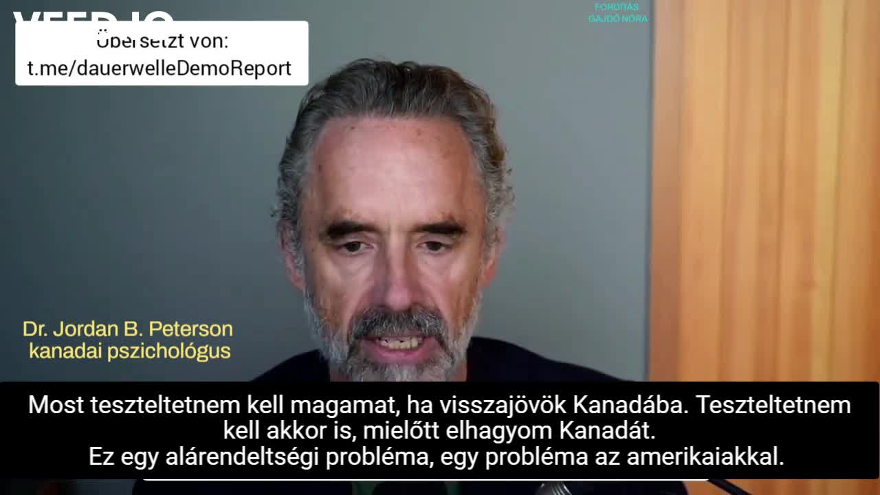 Canadian psychologist Dr. Jordan B. Peterson - he found out he had been duped. VAXX