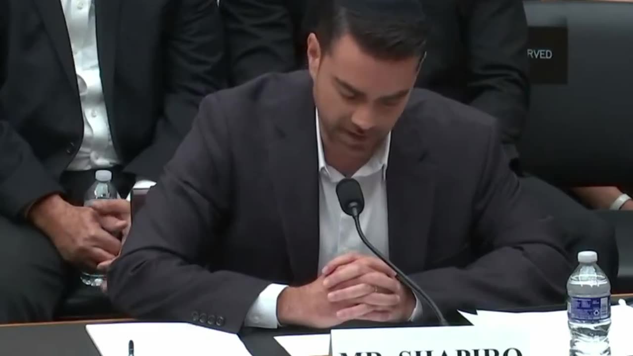 Ben Shapiro Tears Into Censorship Cartel in Fiery Congressional Testimony