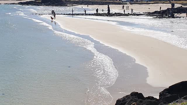 The peaceful sea of Udo in Korea