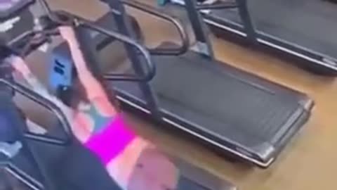 Exercising on a treadmill can be very embarrassing