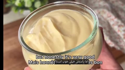 Making delicious mayonnaise at home #mayonnaise #سس مایونز