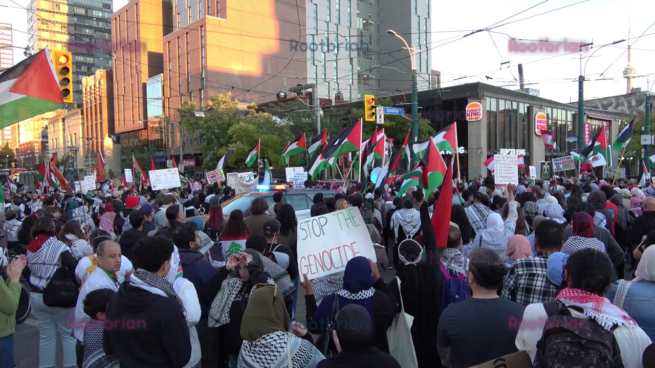 One year of genocide - One year of resistance - International Day of Action (Dundas/Sankofa SQ)