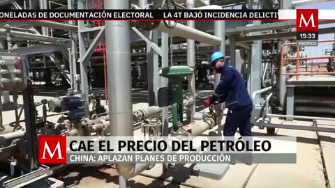 Precio del petróleo cae tras los débiles datos del gasto chino