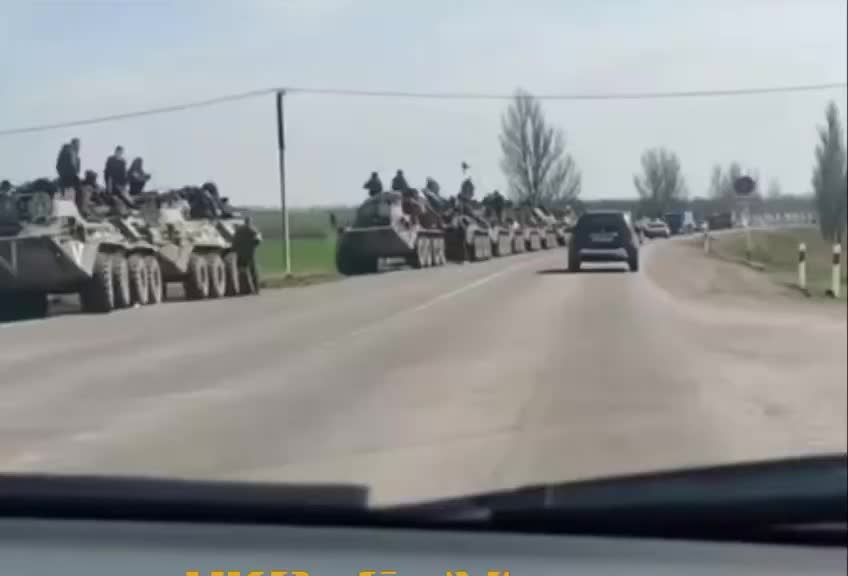 Russian military convoy