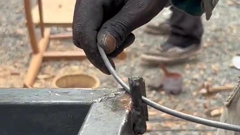 How we make our rattan sauce frames.