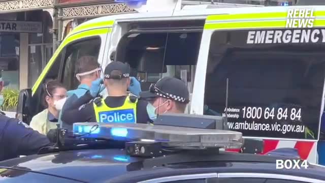 Police lie, trap, bash and jail lockdown protester in Melbourne - 6-2-21