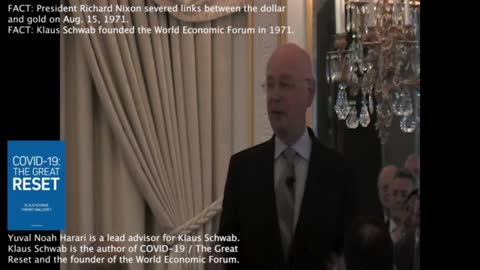 Klaus Schwab | Why Was the U.S. Moved Off of the Gold Standard and the WEF Formed In 1971?