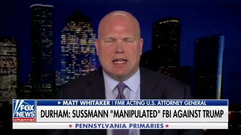 Matt Whitaker on Fox & Friends First May 18, 2022
