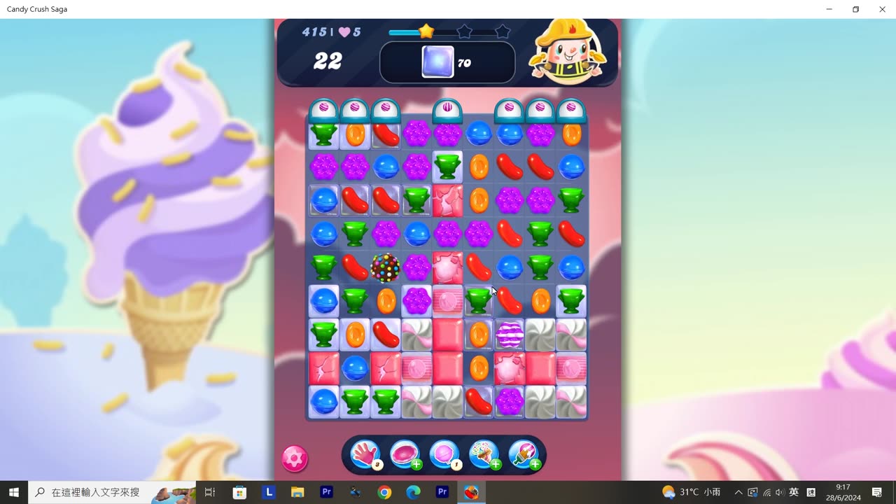 Candy Crush Saga Record (Level 415)