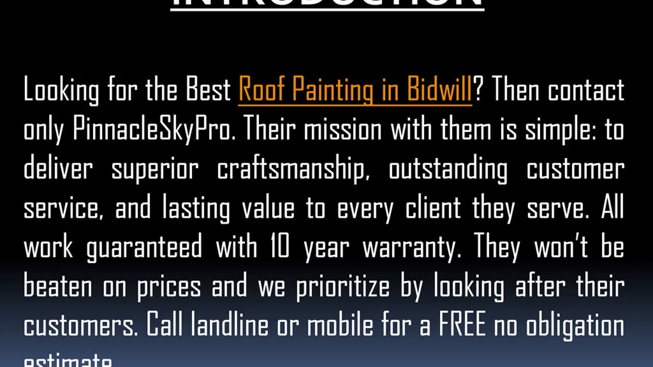 Best Roof Painting in Bidwill