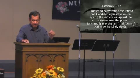 ACF "CHRISTIANS AND THE WORLD-SPIRITUAL FORCES". EPH. 6:10-12 WITH PASTOR JONATHAN DIGNADICE