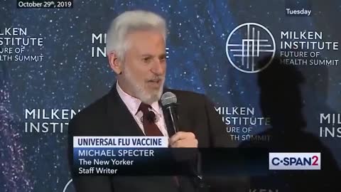 2019: Dr. Fauci and other health experts discuss developing "influenza vaccines"