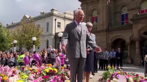 UK's King Charles visits Southport after fatal knife attack