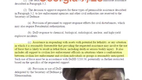 Government grants authority to use military on its own civilians