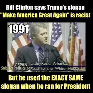 The hypocrisy in the democratic party is shocking...