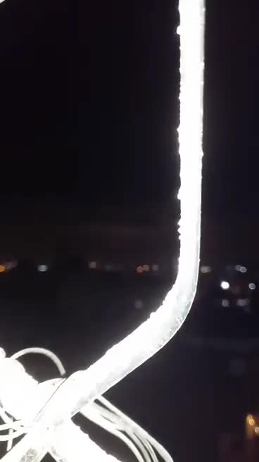 Breaking | Raw combat footage of Iron dome intercepting rockets from Gaza a while ago