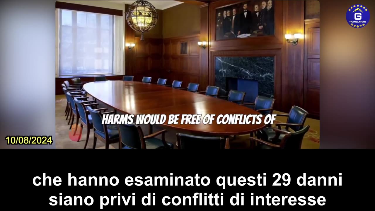 【IT】Il rapporto “indipendente” sulle lesioni da vaccino COVID-19 è pieno di conflitti di interesse