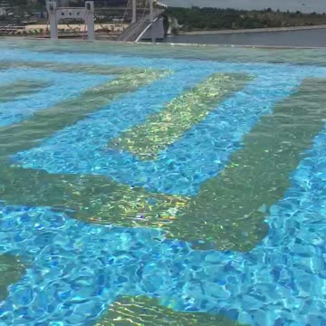 24K GOLD INFINITY POOL Danang Golden Bay hotel Vietnam