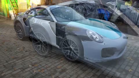 Porsche 911_991 Turbo S. The body rebuilding.