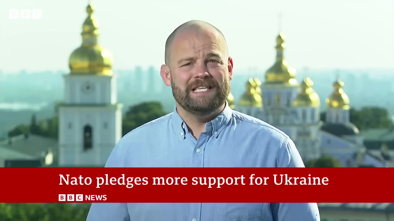 Nato members pledge support for Ukraine membership and increased aid | BBC News