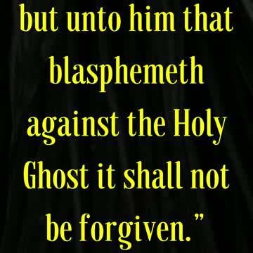 Luke 12:10 “And whosoever shall speak a word against the Son of man,