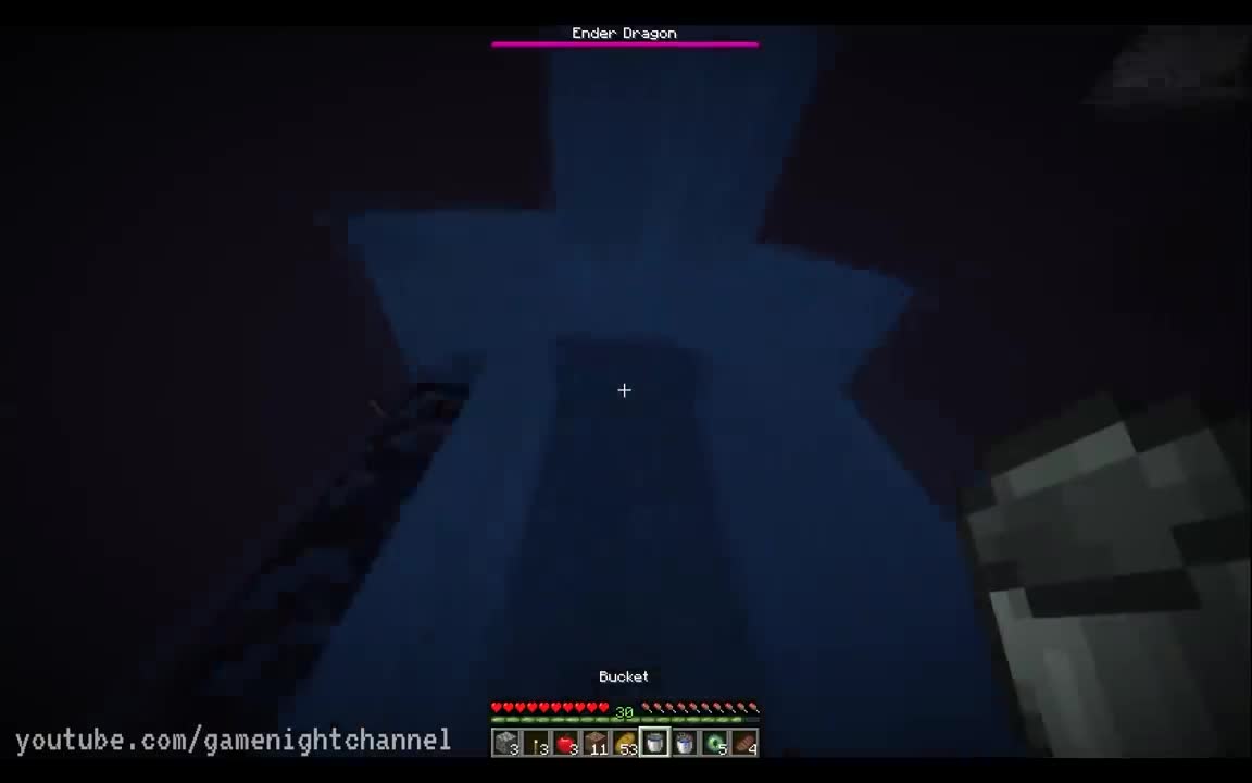 I beat Minecraft with No Weapons, No Tools, OOOnly Bucket.