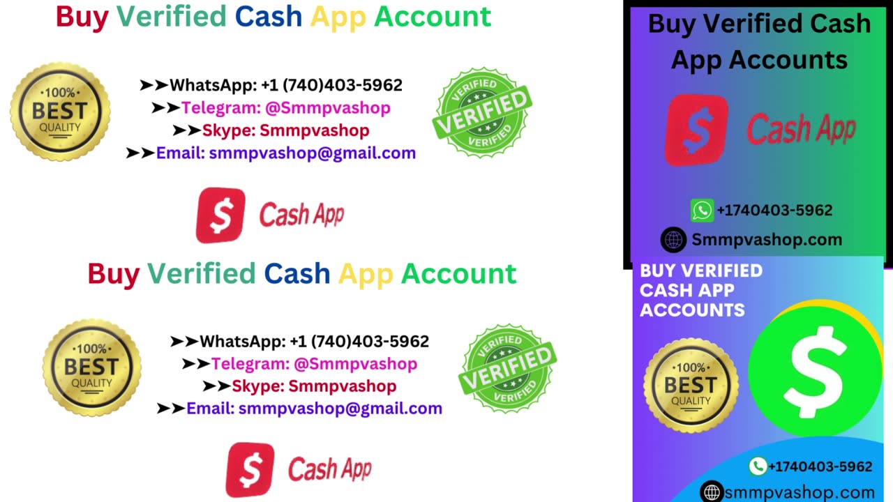 Buy Verified Cash App Accounts➤➤Telegram: @Smmpvashop