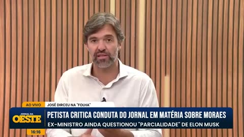 José Dirceu defende Moraes após revelações bombásticas da Vaza Toga