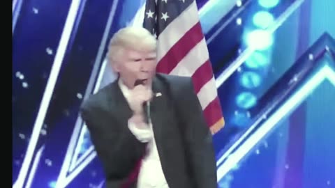 President Trump and Queen Elizabeth are dancing