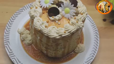 Caramel Cake Recipe _ Food Fusion & Recipes