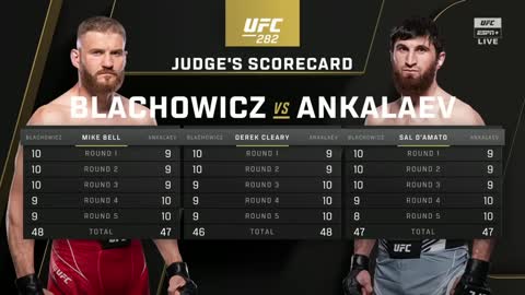 DC, Rogan & Anik react to Blachowicz vs. Ankalaev scorecards at UFC 282 | ESPN MMA