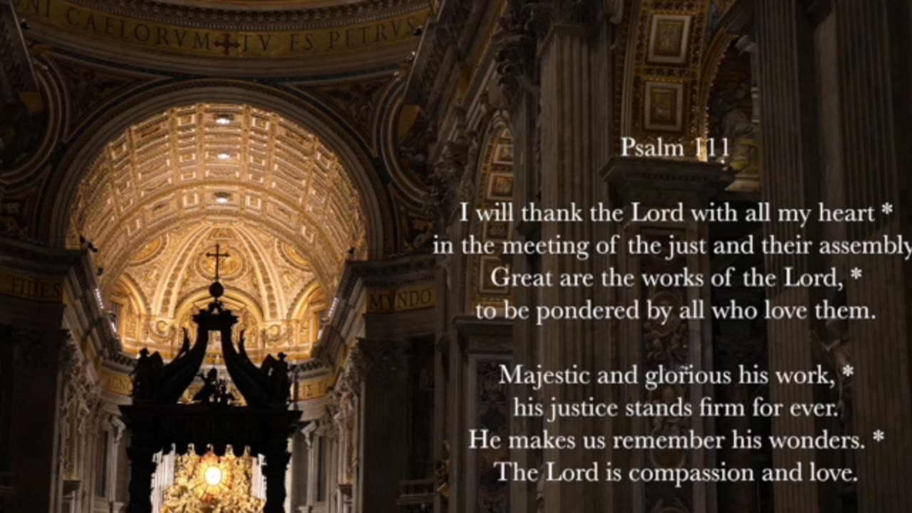 Sunday Evening Prayer of the Liturgy of the Hours 9.8.24