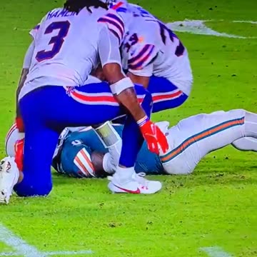 Tua Tagovailoa left Thursday night's game against the Buffalo Bills with a concussion