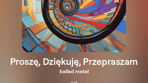 3g "Proszę, Dziękuję, Przepraszam" ballad metal - tekst Ewa Lipka, śpiew i muzyka SI/AL 🎵 19.08.2024