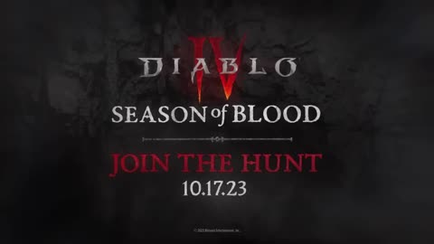 Diablo 4: Season of Blood [PC, PS5, XSX, PS4, XBO] – October 17 2023